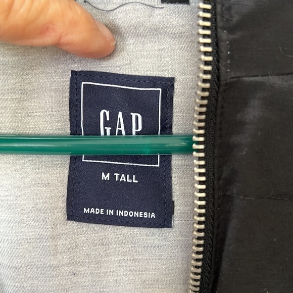 {GAP}Woman’s Sz M-Tall Black Primaloft Hooded Parka - Picture 4 of 10